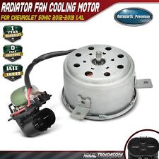 Radiator Fan Cooling Motor for Chevrolet Sonic 12-19 1.4L 6 speed Manual trans