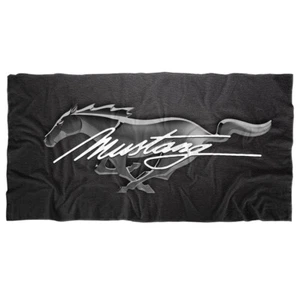 Ford Mustang Logo Officially Licensed Beach Towel 30"x60" - Picture 1 of 6