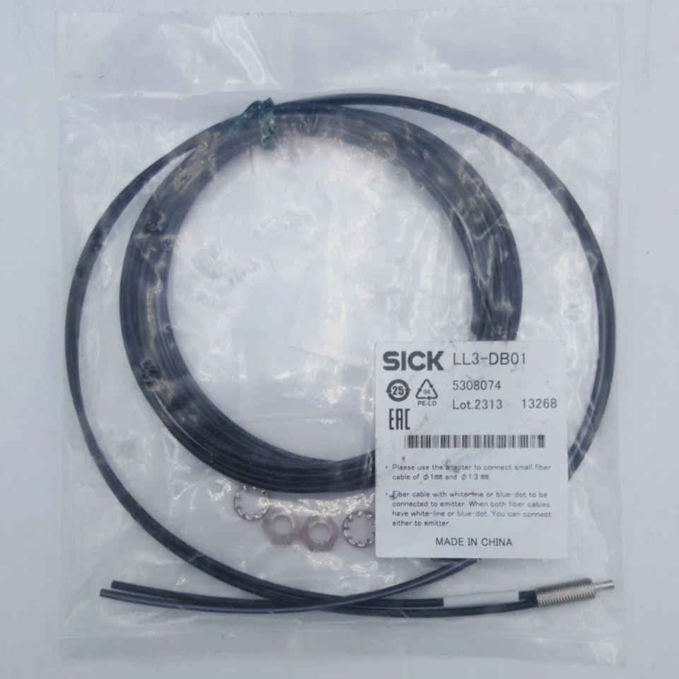 Sick LL3-DB01 Fibre Optic Lead - New & Sealed - Image 1 of 3