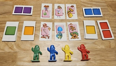 MB Candy Land Game Replacement Pieces Gingerbread Tokens & Playing Cards Vtg - Image 1 of 4