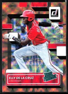 2022 Donruss Baseball Elly De La Cruz Copper Rapture Rated Prospect RC /999 - Picture 1 of 3