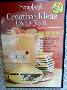 SCRAPBOOK CREATIONS Creative Ideas No 6 DVD R All Like NEW Fast FREE Postage - Picture 1 of 3