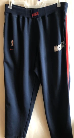 Vintage Nike Team Sports Houston Rockets Warm Up Tear Away Pants Side Size XL Cover