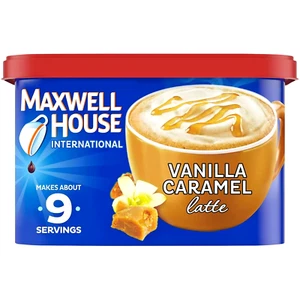 Maxwell House International Vanilla Caramel Latte stile caffè caffè istantaneo Beve - Foto 1 di 10