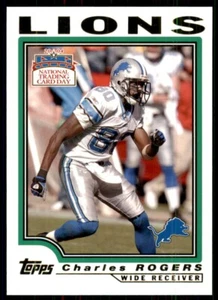 2004 Topps National Trading Card Day Charles Rogers Detroit Lions #6 - Picture 1 of 2