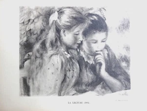 Pierre Auguste Renoir Heliogravure Limited La Lecture 1921 - Bild 1 von 2