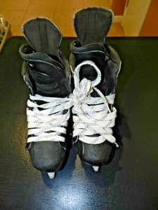 ANDREW COGLIANO GEBRAUCHTES SPIEL ANAHEIM DUCK HOCKEY SCHLITTSCHUHE HANDSIGNIERT "LELANDS" - Bild 1 von 5