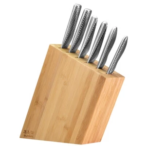 Global Kyoto 7pc Knife Block Set 7 Piece | Bamboo - Picture 1 of 2