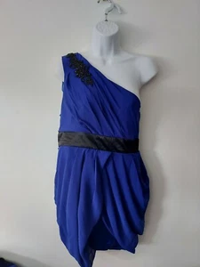 Abito monospalla viola Ax Paris taglia 14 - NUOVO - Foto 1 di 12