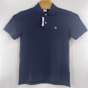 CAMISA POLO BROOKS BROTHERS 1818 Hombre Rendimiento ORIGINAL Ajuste S Azul Marino Nueva $89 - Imagen 1 de 3