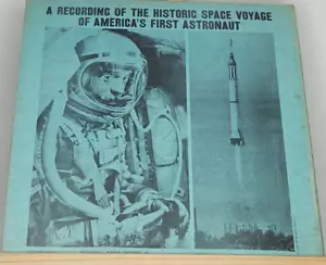 9:34 AM EST May 5, 1961 Historic Space Voyage 1st Astronaut LP M- Columbia JFK - Picture 1 of 5