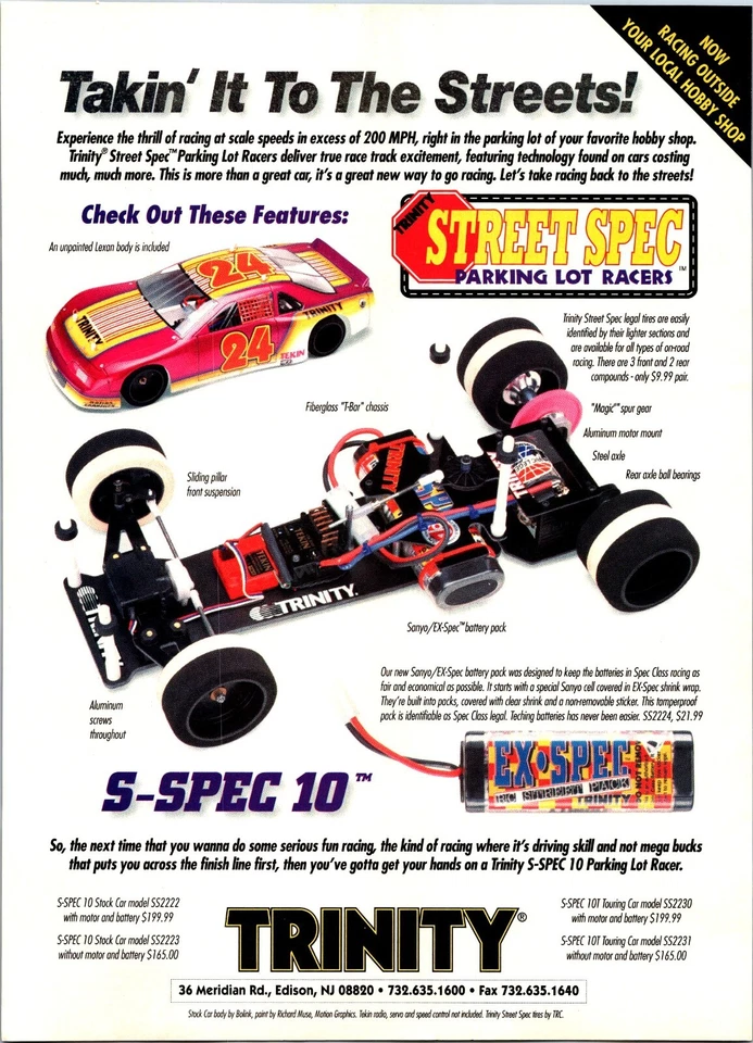 Trinity Street Spec 10 RC Car Print Ad Ephemera Wall Decor - Image 1 of 1