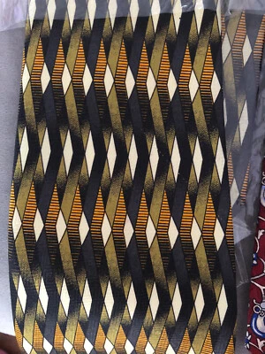 Nuevo con etiquetas Corbata Hombre Estándar Marco Polo Italiano Azul Marrón Amarillo Foto 1 de 4