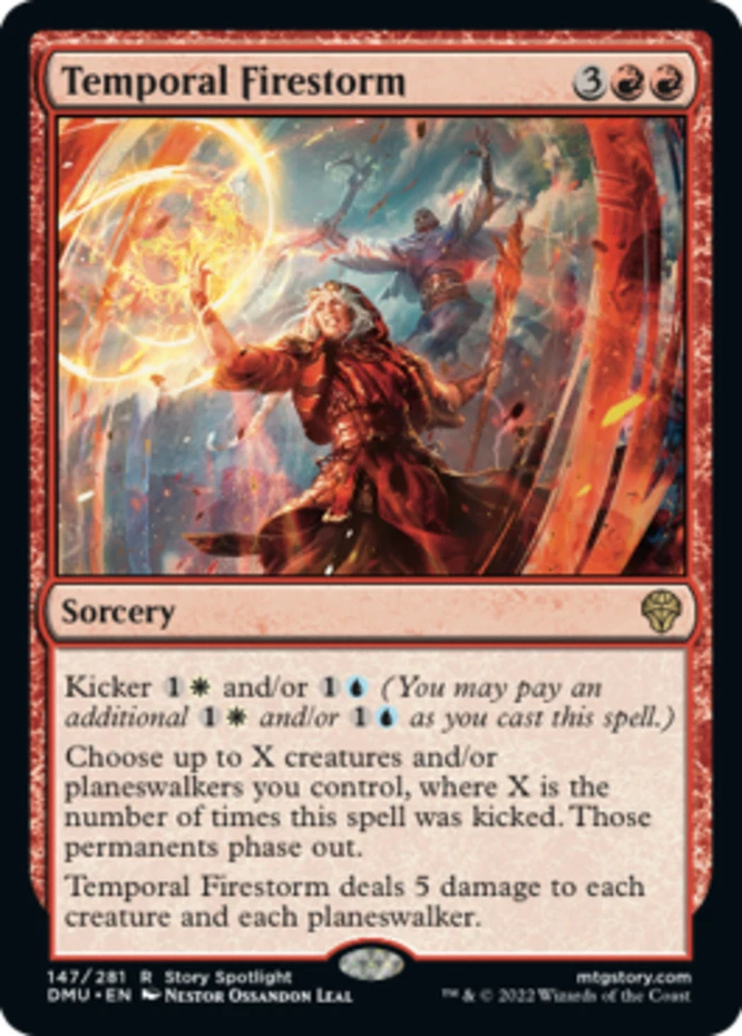 x1 Temporal Firestorm R MTG Dominaria United M/NM, English - Image 1 of 1