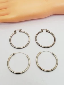 Vintage Konvolut 2 Paar Sterling Silber 925 Ohrringe (7) - Bild 1 von 5