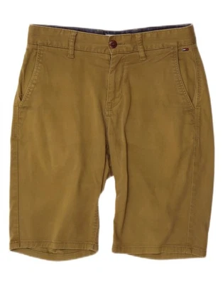 TOMMY HILFIGER Mens Chino Shorts W28 Small Khaki Cotton IT03 - Image 1 of 3