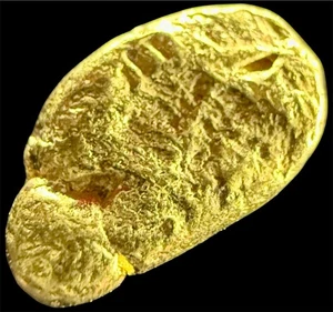 1.384 GRAMS ALASKAN YUKON BC NATURAL PURE GOLD NUGGET GENUINE #AK300 - Picture 1 of 6
