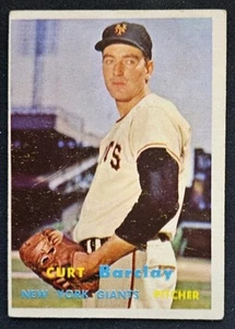 1957 Topps #361 Curt Barclay New York Giants RC Rookie - EX - Bild 1 von 2