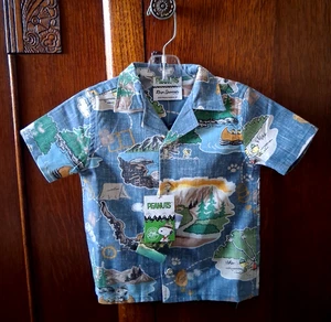 Reyn Spooner Boy's "PEANUTS BEAGLE SCOUTS 50TH" Blue Toddler Set Size-3T - Picture 1 of 5