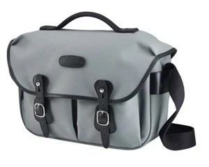 Billingham Hadley Pro Camera / DSLR Messenger Bag in Grey Canvas + Black Leather - Picture 1 of 24