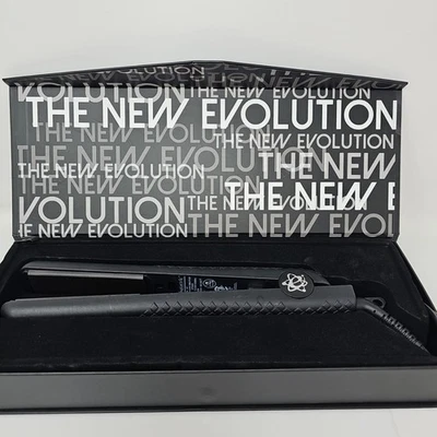 Plancha plana de cerámica de iones negativos Evalectric Ultra Turbo Styler 1,25" nueva Foto 1 de 4