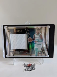 Muestras de novato Jumbo Panini Select de camiseta de Brandon Miller 2023-24 #RJS-BN Hornet - Imagen 1 de 9