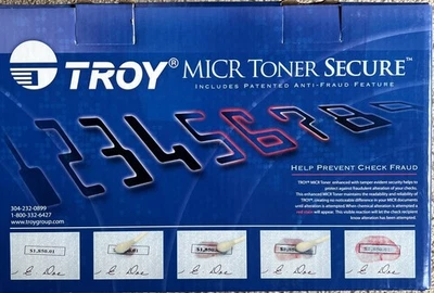 Troy Micr Toner Secure 02-81127-001 For Troy Micr 2300 Or HP 2300 Laserjet Check - Image 1 of 4