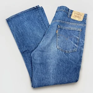 Vintage Levis 20517 0217 Orange Tab Jeans Nice Wear 37x29 USA Made - Picture 1 of 23