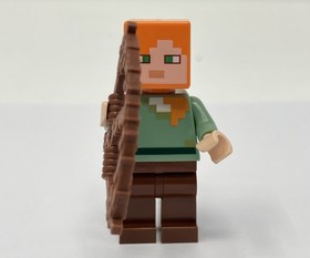 LEGO Minecraft #21128 - Alex Reddish Brown Legs Minifigure - min017