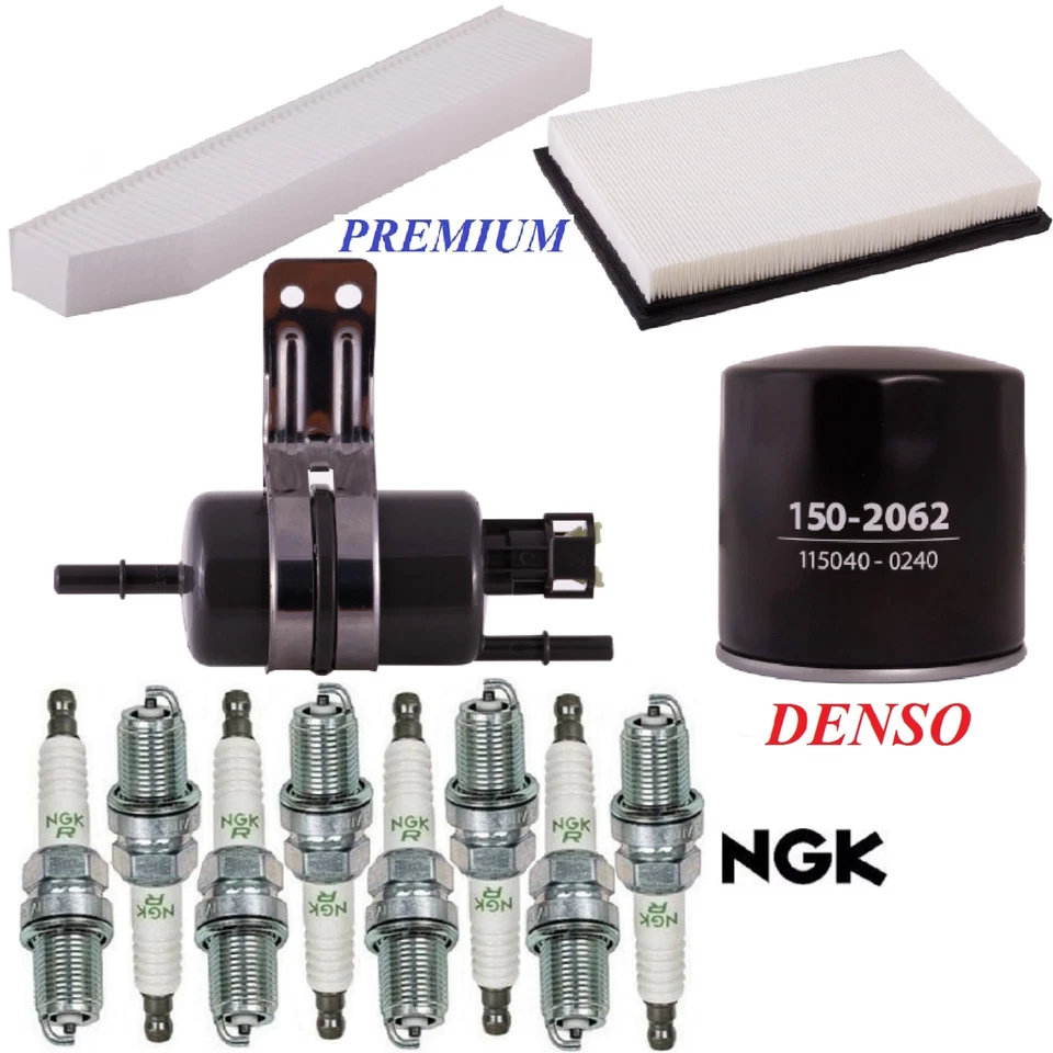 Tune Up Kit Filters Spark Plugs For JEEP GRAND CHEROKEE V8; 4.7L 1999-2001 - Image 1 of 1