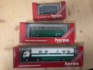 Herpa_Polizei - Set "LKW, Buss, + Werttransporter" - "Konvolut" _ (OVP) - Bild 1 von 4