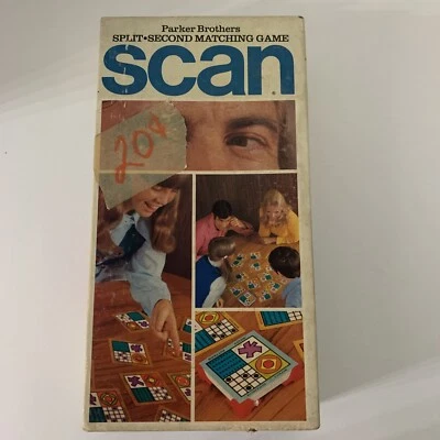 Vintage Scan Split Second Matching Game By Parker Brothers Complete 1970 No 750 - Image 1 of 4