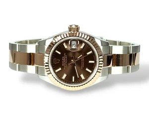 ROLEX Datejust 28 - 279171 - Chocolate - 2018- Box and Papers - Oyster - Picture 1 of 10