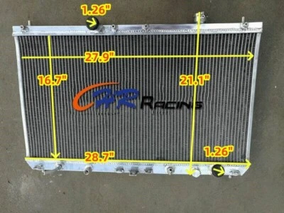 Aluminum Radiator for Toyota Camry 2.2 L4 4 Cyl 1992 1993 1994 1995 1996 1997 - Image 1 of 4