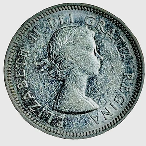 Canadian Nickel Double 3 1963 - Imagen 1 de 3