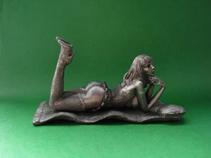 TIN FIGURINE PIN UP SEXY 120mm bored beautiful girl . - Picture 1 of 5