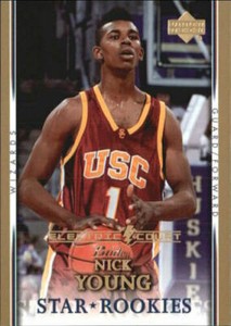 2007-08 Upper Deck Electric Court Gold #206 Nick Young