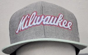 American Needle Hat Milwaukee Braves Hut blau/grau Cooperstown Collection  - Bild 1 von 13