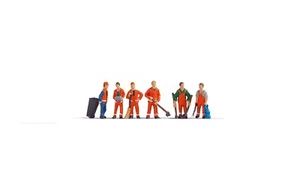 Noch 15029 OO/HO Gauge City Cleaners (6) and Accessories Figure Scenic Set BNIP - Foto 1 di 1