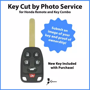 -Key Cut by Photo- Service for Honda Philips 46 Key Remote Combo N5F-A04TAA - Picture 1 of 7