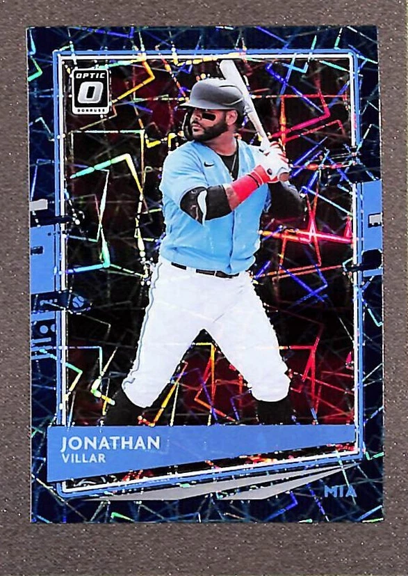 2020 Panini Donruss Optic Teal Velocity Prizm #144 Jonathan Villar /35 - Image 1 of 3