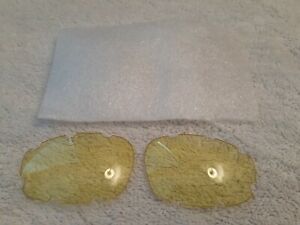 Oakley Split Jacket Yellow Vented Lenses - LENSES ONLY - MINT
