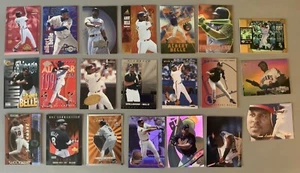 ALBERT BELLE MIXED BASEBALL INSERT/BASE CARD LOT (21) DIFFERENT HIGH BV EX-NM - Picture 1 of 3
