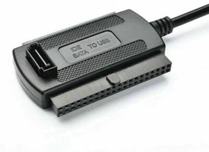 NEW USB to IDE 2.0 Adapter Converter Cable For 2.5 3.5 Drive Hard Sata HD - Picture 1 of 5