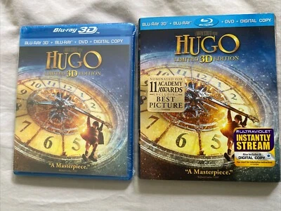 Hugo (Blu-ray/DVD, 2012, 3-Disc Set, 3D Edition Includes Digital Copy New - Image 1 of 4