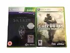 Xbox 360 Game Bundle Call Of Duty 4 Modern Warfare & Skyrim The Elder Scrolls V