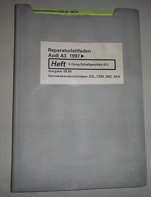 Manual De Taller Audi A3 8L 5 Velocidades Transmisión 02J Desde 1997 - Imagen 1 de 2