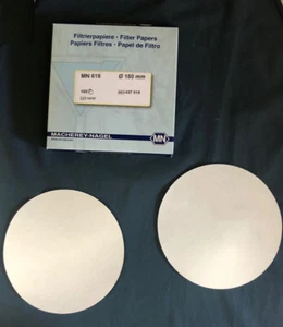 FILTER PAPERS round 150mm SLOW speed 100/box MACHEREY NAGEL Germany-high quality - Picture 1 of 1