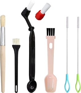 7 Pcs Coffee Machine Cleaning Brush, Espresso Machine Brush with Detachable Head - Picture 1 of 7