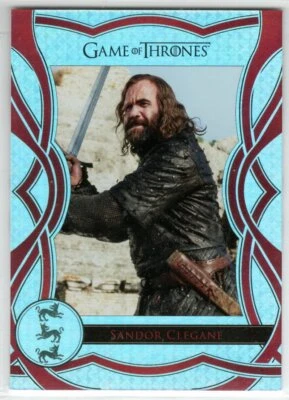 GAME OF THRONES THE COMPLETE SERIES THE CAST C17 INSERT SANDOR THE HOUND CLEGANE - Image 1 of 2